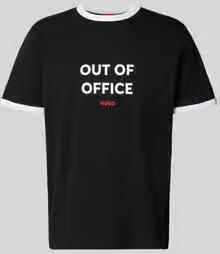 HUGO Regular fit T-shirt van puur katoen Model 'DOFFICE'