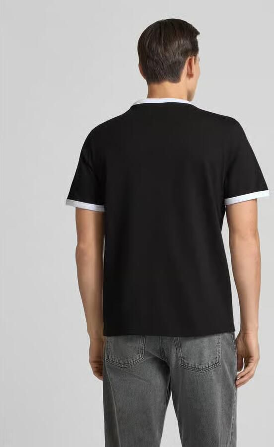 HUGO Regular fit T-shirt van puur katoen Model 'DOFFICE' - Foto 3
