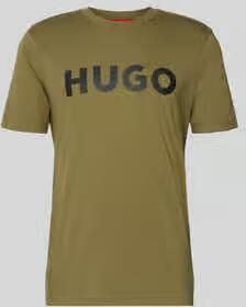HUGO Regular fit T-shirt van puur katoen model 'DULIVIO'