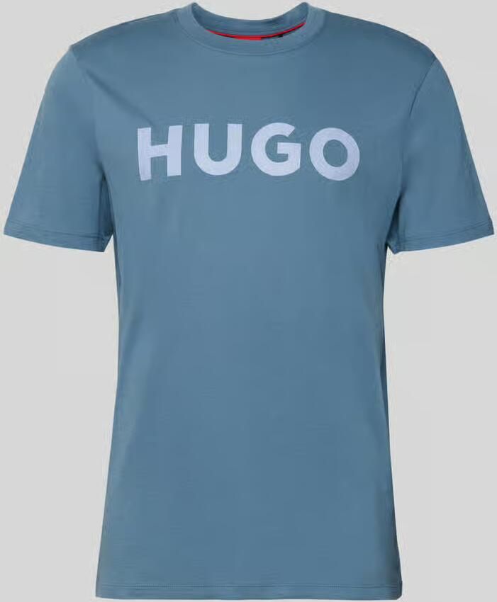 HUGO Regular fit T-shirt van puur katoen model 'DULIVIO'