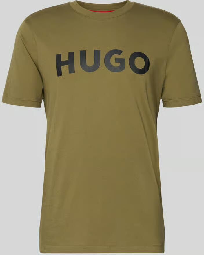 HUGO Regular fit T-shirt van puur katoen model 'DULIVIO'