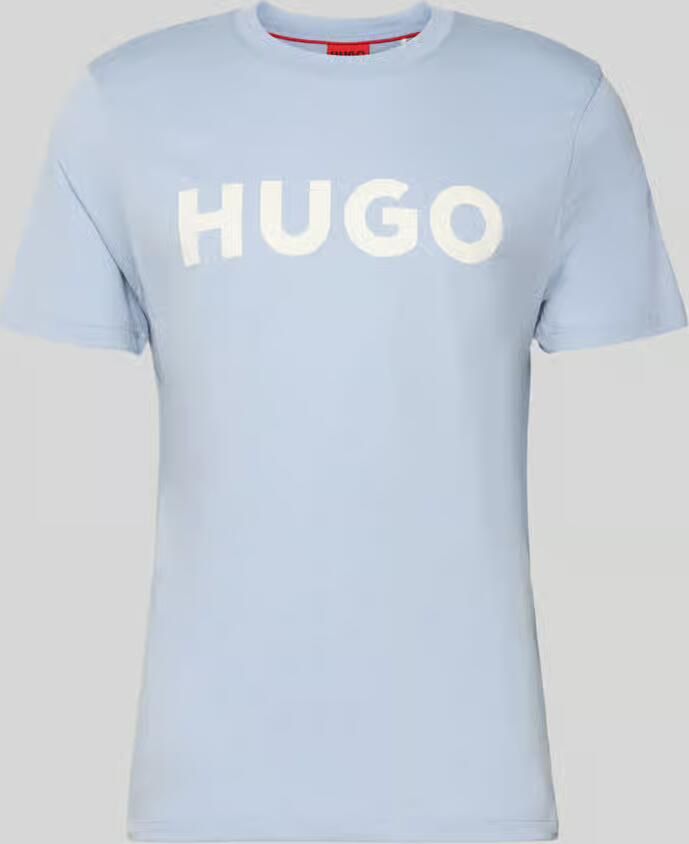 HUGO Regular fit T-shirt van puur katoen model 'DULIVIO'