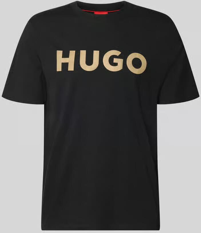 HUGO Regular fit t-shirt van puur katoen model 'Dulivio_U263'