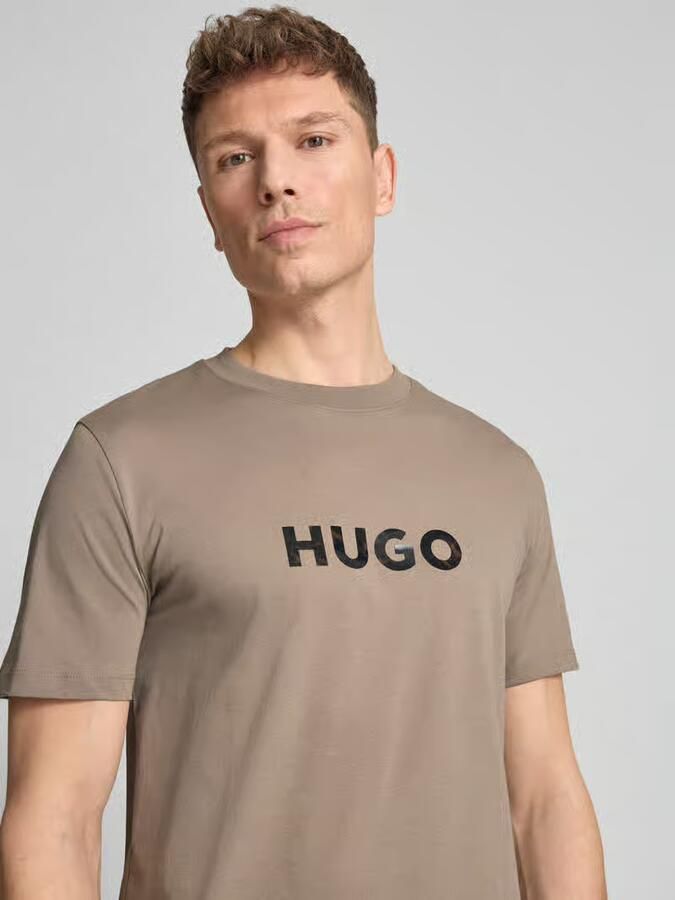HUGO regular fit T-shirt van puur katoen model 'DUMEO' - Foto 2