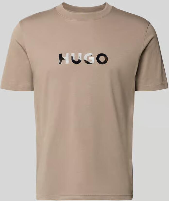 HUGO regular fit T-shirt van puur katoen model 'DUMEO' - Foto 3