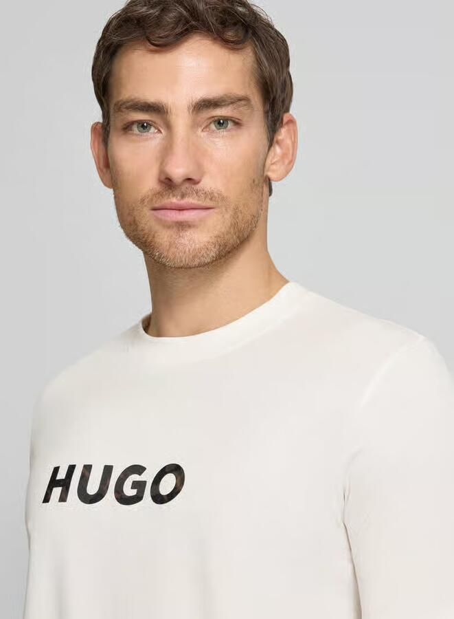 HUGO regular fit T-shirt van puur katoen model 'DUMEO'