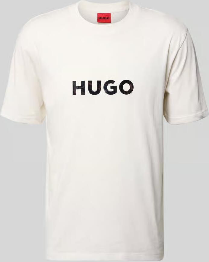 HUGO regular fit T-shirt van puur katoen model 'DUMEO' - Foto 2