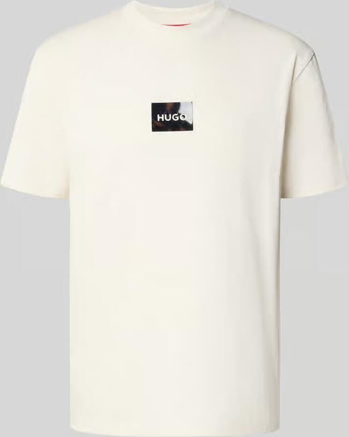 HUGO regular fit T-shirt van puur katoen model 'DUMEON' - Foto 2