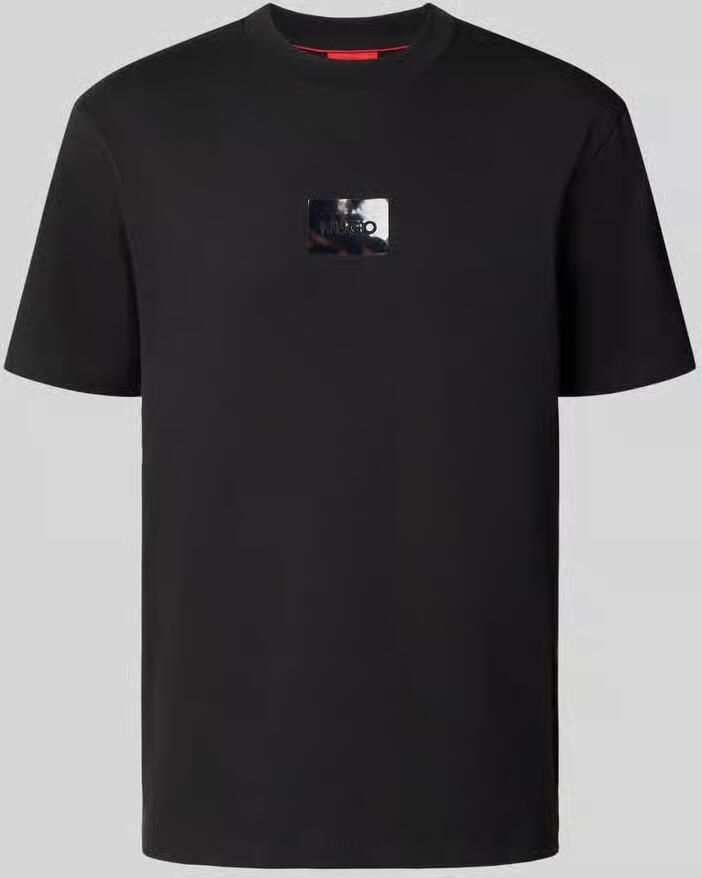 HUGO regular fit T-shirt van puur katoen model 'DUMEON'