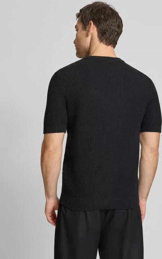 HUGO relaxed fit gebreide pullover van puur katoen model 'SAFFON' - Foto 2