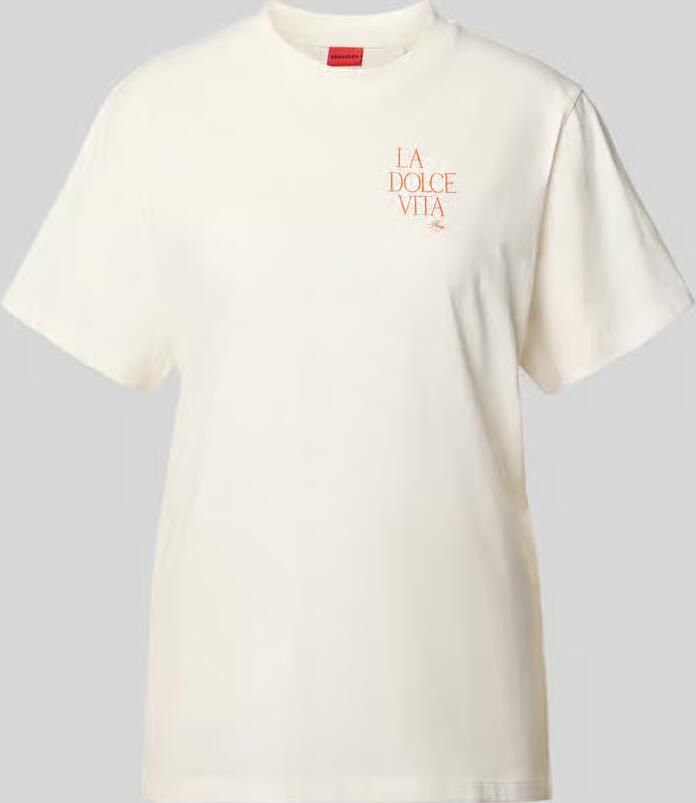 HUGO regular fit T-shirt van puur katoen model 'VINTAGE TEE_25' - Foto 2