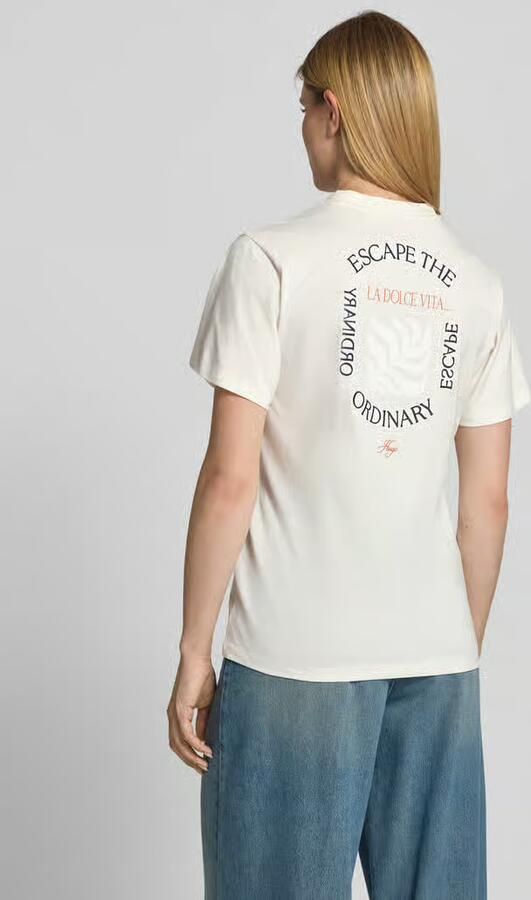 HUGO regular fit T-shirt van puur katoen model 'VINTAGE TEE_25' - Foto 3
