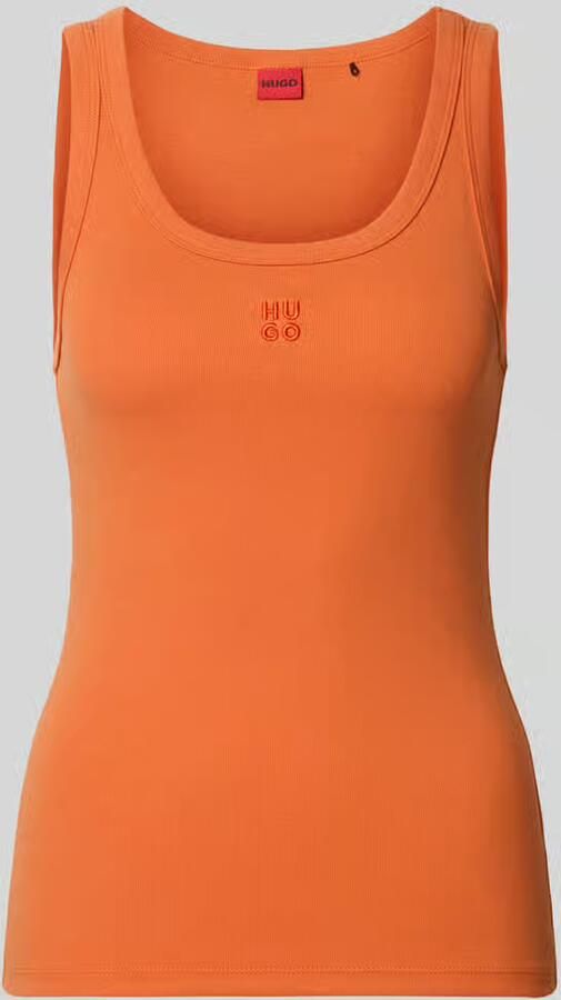 HUGO regular fit tanktop van katoenmix model 'DATAMIA' - Foto 2