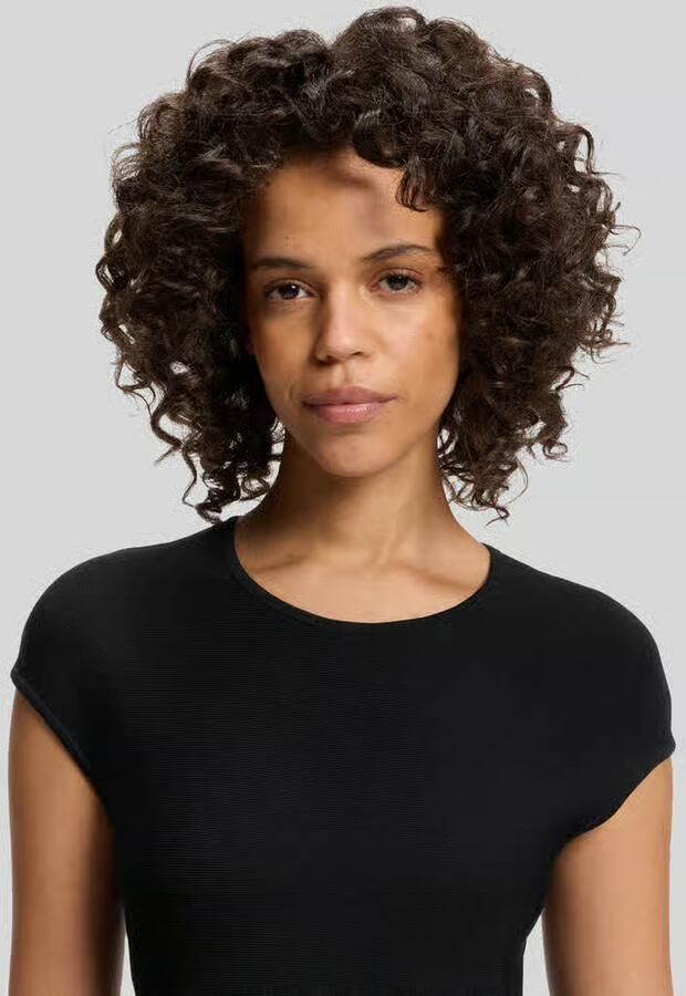 HUGO Regular fit top van viscosemix model 'Siefata'