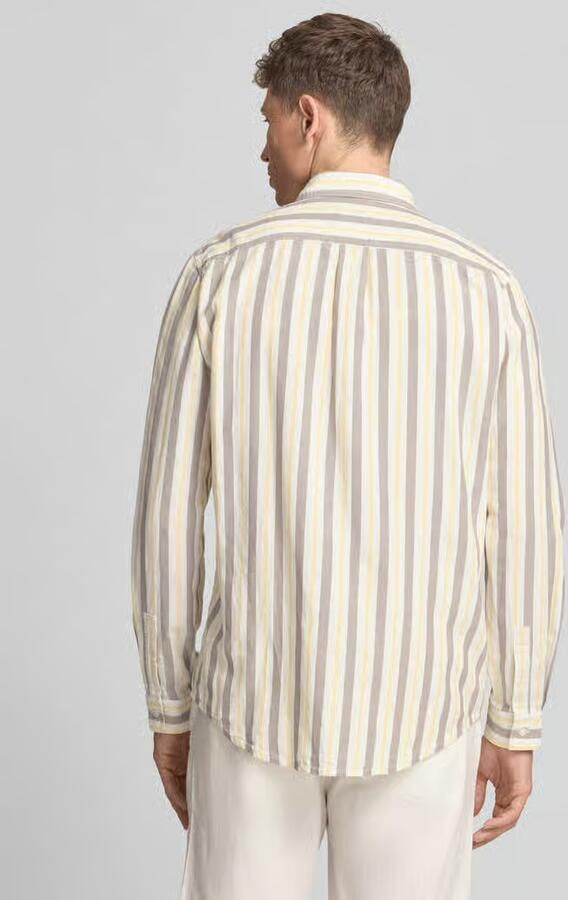 HUGO regular fit vrijetijdsoverhemd van katoen- en viscosemix model 'ERILLO'