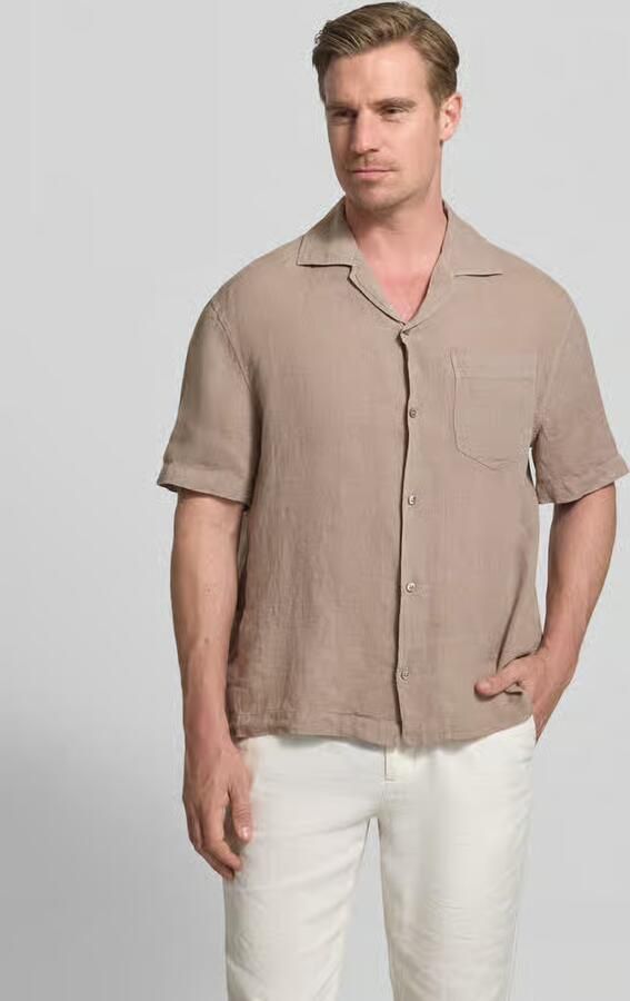 HUGO regular fit vrijetijdsoverhemd van puur linnen model 'EXOLINO' - Foto 4