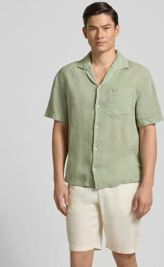 HUGO regular fit vrijetijdsoverhemd van puur linnen model 'EXOLINO' - Foto 3