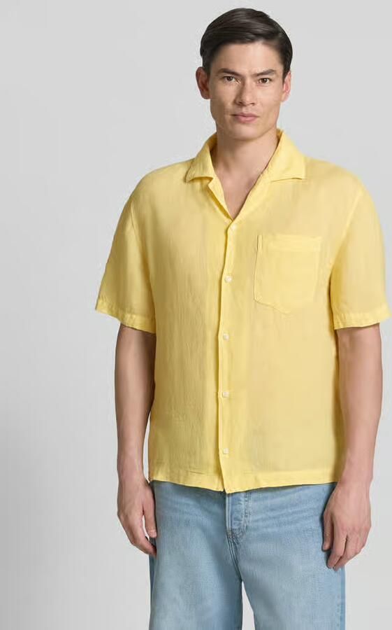 HUGO regular fit vrijetijdsoverhemd van puur linnen model 'EXOLINO' - Foto 4