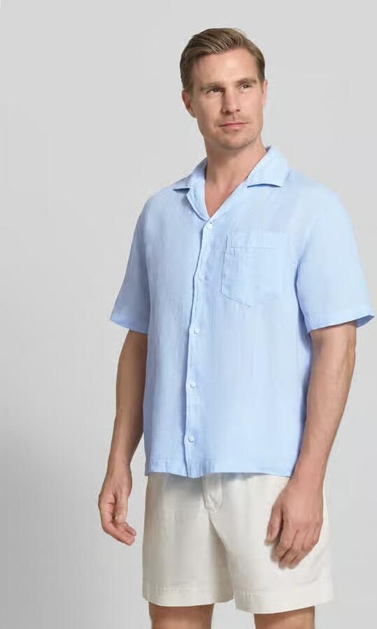 HUGO regular fit vrijetijdsoverhemd van puur linnen model 'EXOLINO' - Foto 4