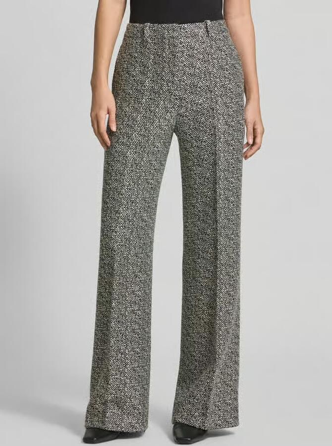 HUGO regular fit wijde broek met katoen-aandeel model 'Hasmina' - Foto 2