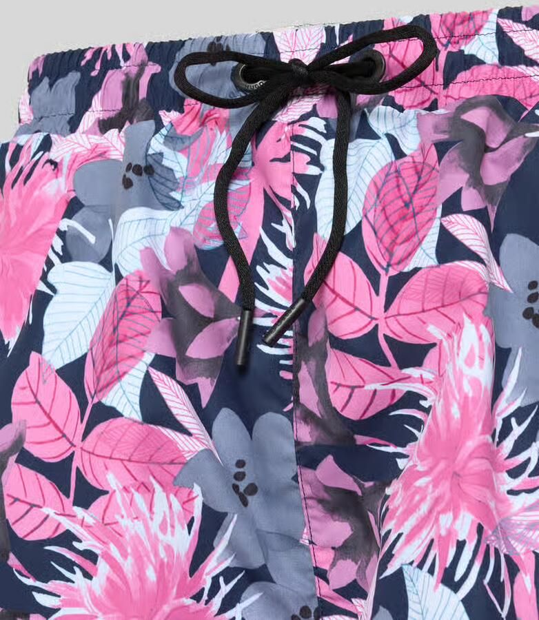 HUGO regular fit zwembroek met all-over motief model 'CALALA'