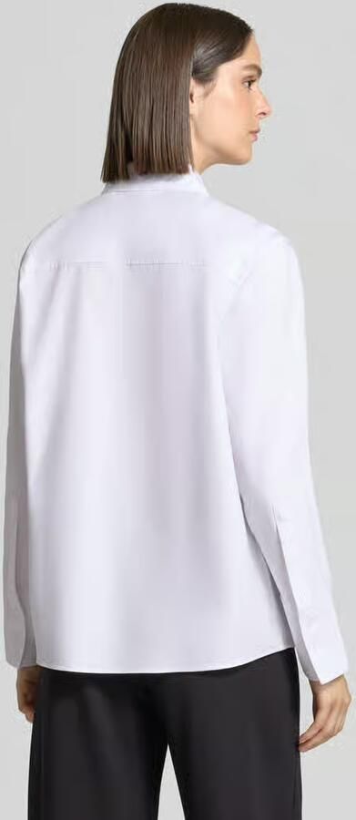 HUGO relaxed fit blouse met lange mouwen van pure katoen model 'Erselia' - Foto 3