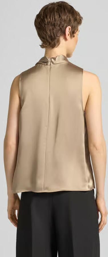 HUGO relaxed fit blousetop van satijn model 'CHELINA-1'