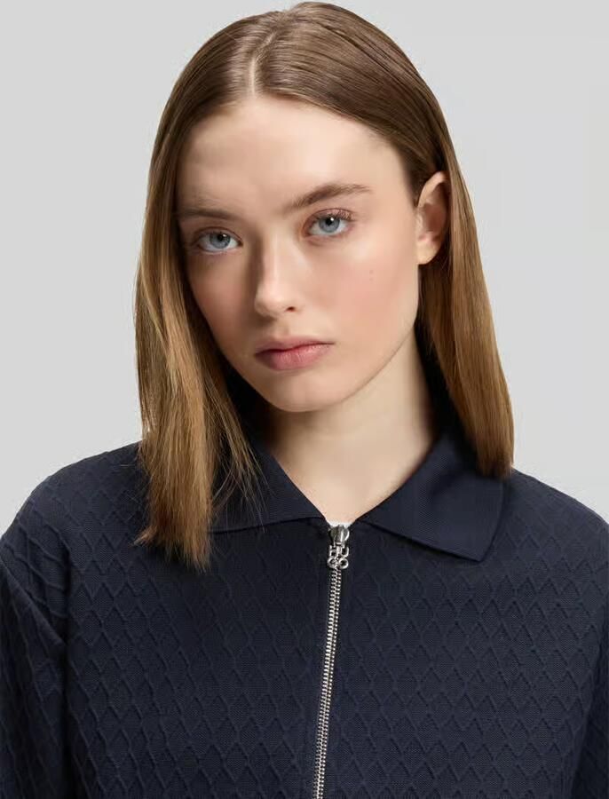 HUGO relaxed fit blouson met logodetail model 'DADRID'