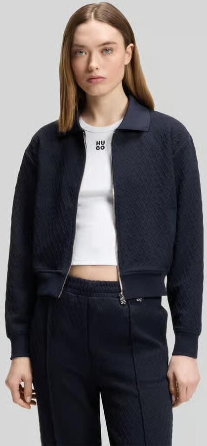 HUGO relaxed fit blouson met logodetail model 'DADRID' - Foto 3
