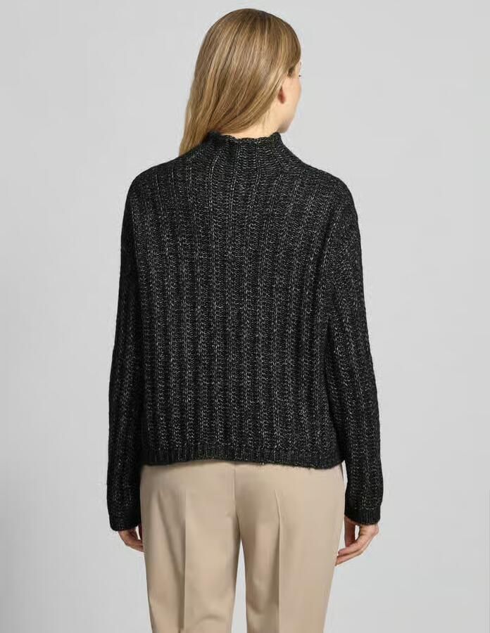 HUGO Relaxed fit gebreide pullover van katoenmix met wol model 'SAFINEYNY'