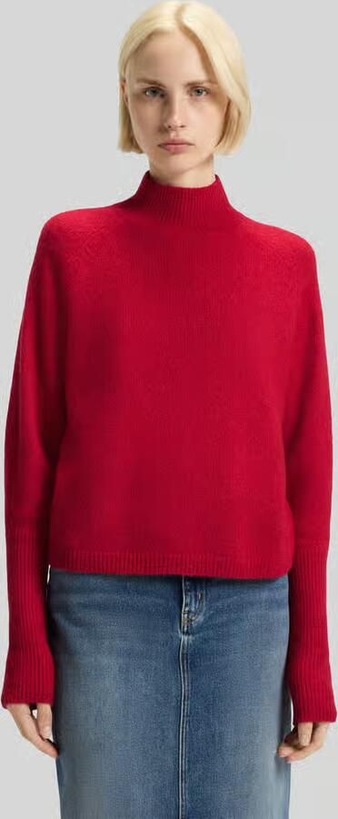 HUGO Relaxed fit gebreide pullover van wolmix met alpaca model 'SURPIO' - Foto 2