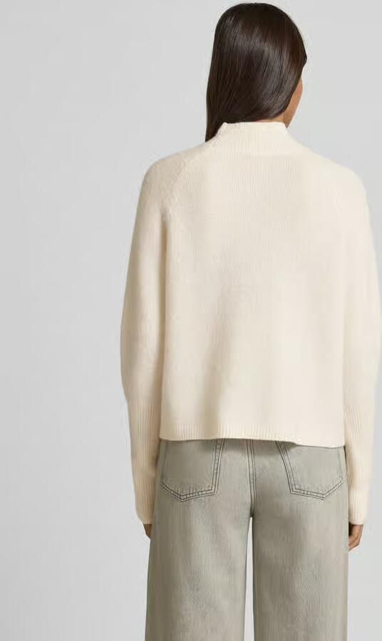 HUGO Relaxed fit gebreide pullover van wolmix met alpaca model 'SURPIO'