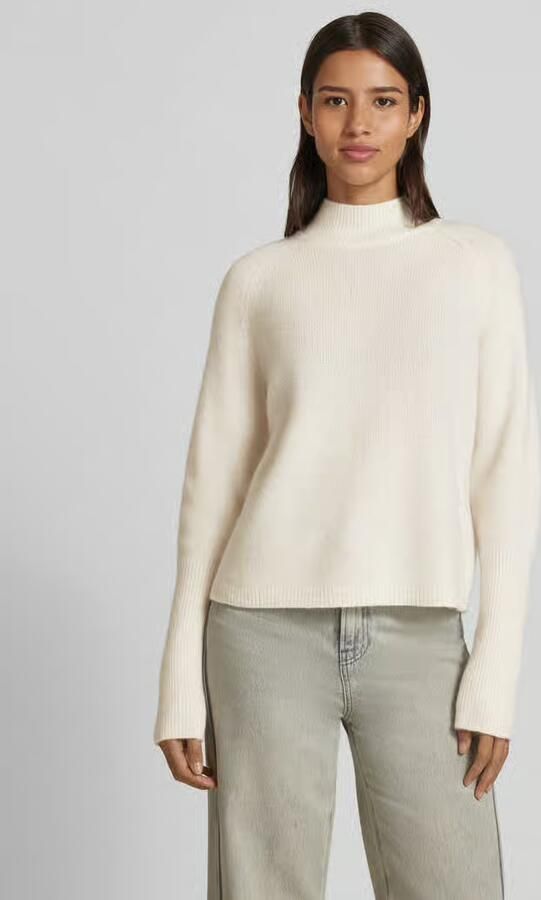 HUGO Relaxed fit gebreide pullover van wolmix met alpaca model 'SURPIO' - Foto 2