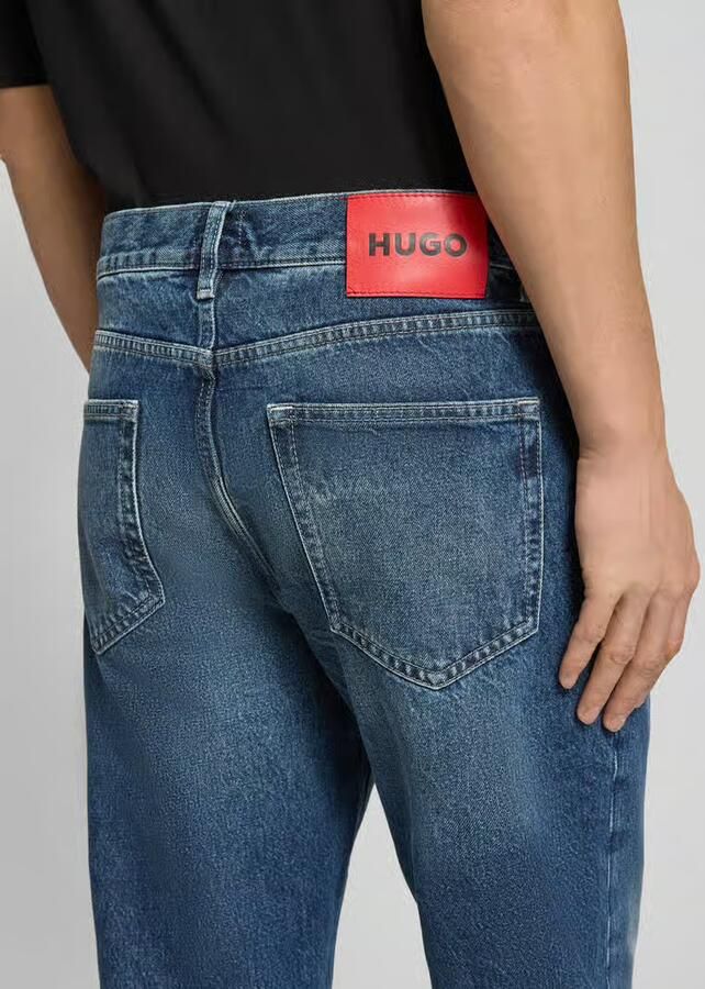 HUGO Relaxed fit jeans van puur katoen model ' 838'