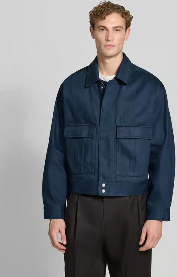 HUGO relaxed fit jeansjack van pure katoen model ' 083 1'