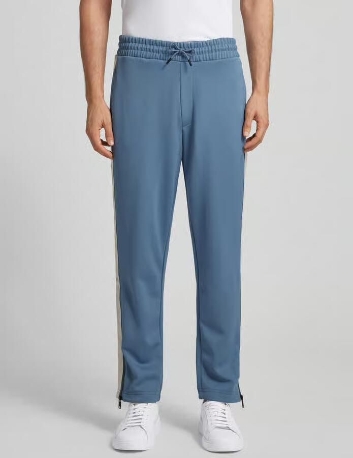 HUGO Relaxed fit joggingbroek met galonstrepen model 'DOLOS' - Foto 3