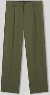 HUGO relaxed fit pantalon met bandplooien