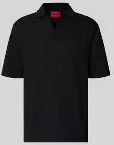 HUGO relaxed fit poloshirt met structuurpatroon model 'DALIBO'