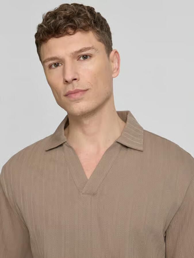 HUGO relaxed fit poloshirt met structuurpatroon model 'DALIBO'
