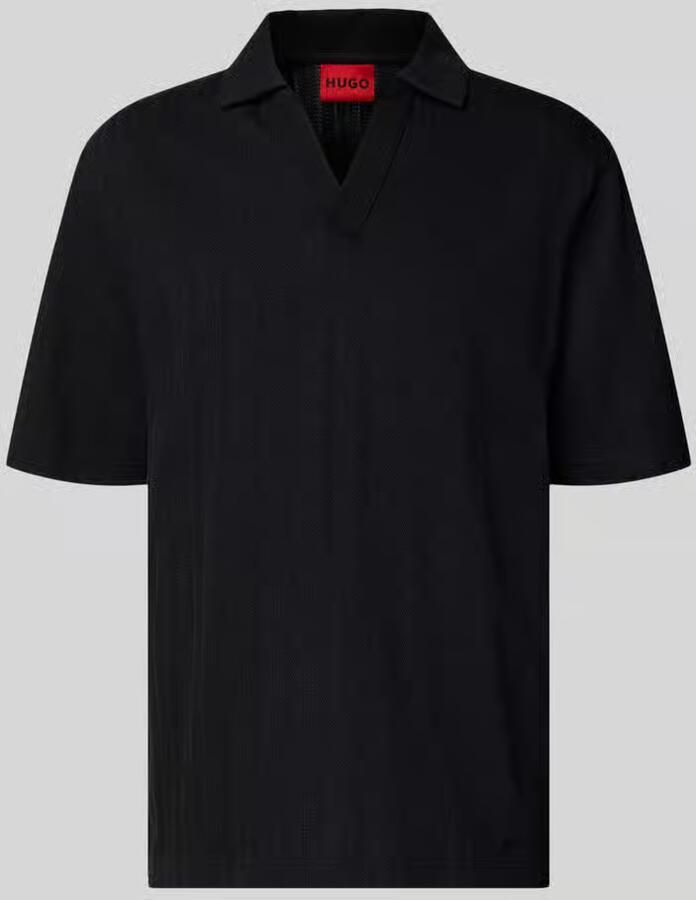 HUGO relaxed fit poloshirt met structuurpatroon model 'DALIBO' - Foto 2