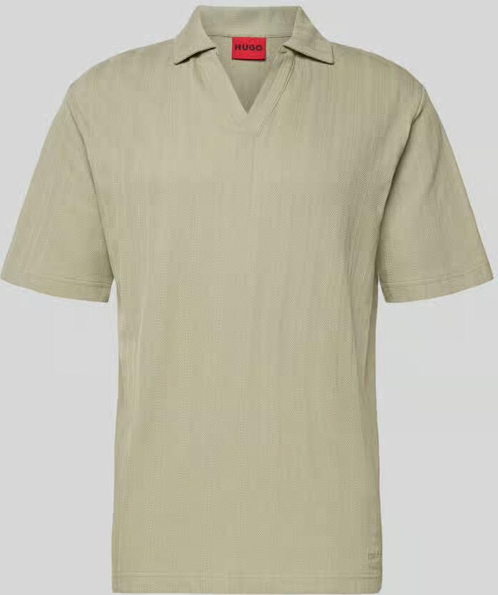 HUGO relaxed fit poloshirt met structuurpatroon model 'DALIBO' - Foto 2