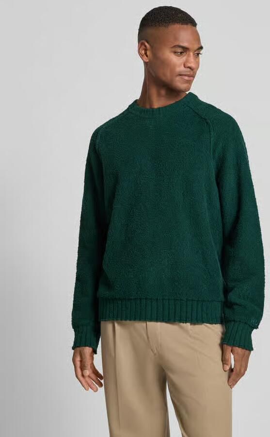 HUGO Relaxed fit pullover van katoenmix model 'SAN CHRISTOPHER' - Foto 2