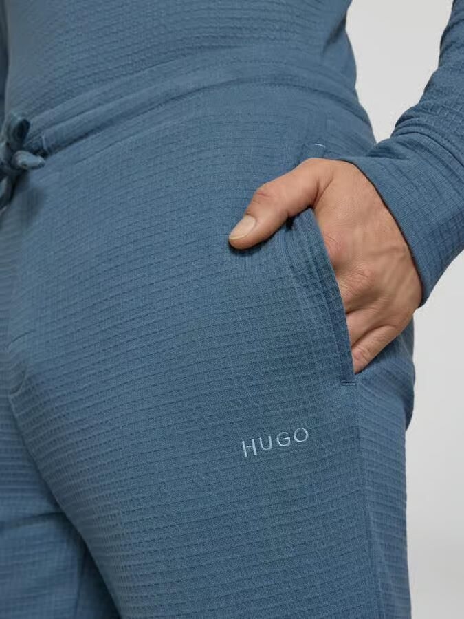HUGO Relaxed fit pyjamabroek van katoenmix model 'AUSTIN PANTS' - Foto 2