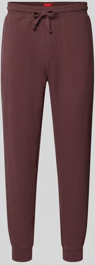 HUGO Relaxed fit pyjamabroek van katoenmix model 'AUSTIN PANTS'
