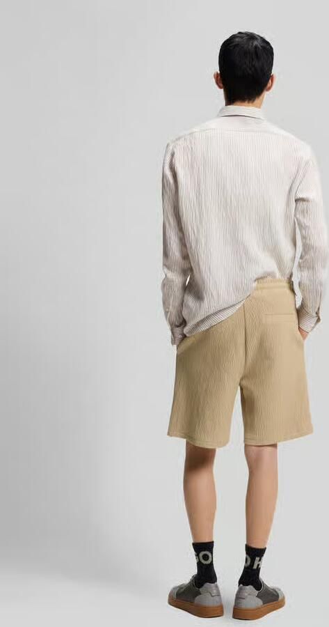 HUGO relaxed fit short van katoenmix model 'DENOSHORT' - Foto 3