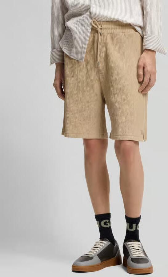 HUGO relaxed fit short van katoenmix model 'DENOSHORT' - Foto 2