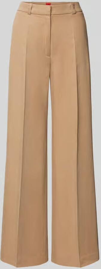 HUGO Relaxed fit stoffen broek in pure lyocell model 'Hasene'
