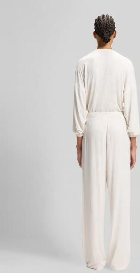 HUGO relaxed fit sweatbroek van modalmix model ' HEART' - Foto 3