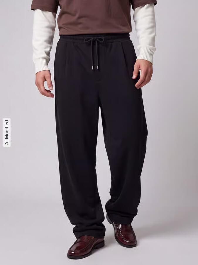 HUGO relaxed fit sweatbroek van puur katoen model 'Devropant' - Foto 2
