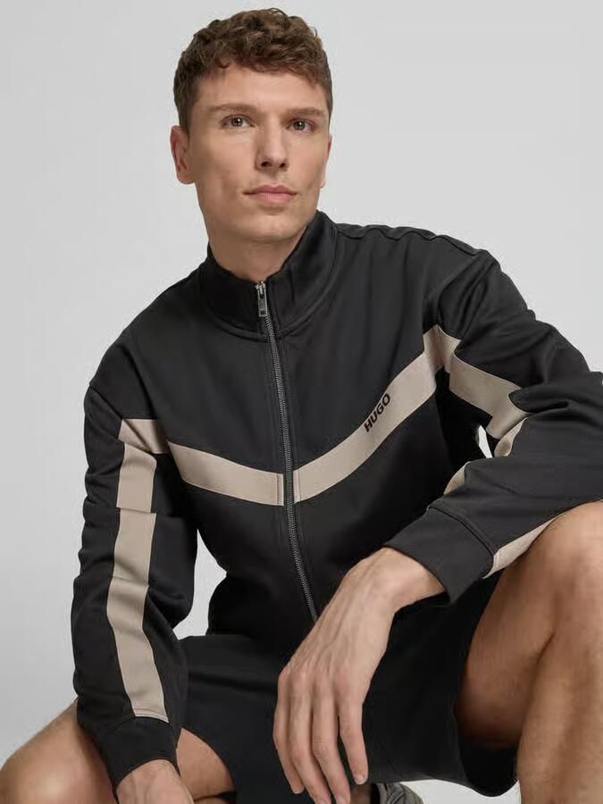 HUGO relaxed fit sweatjack met katoen model 'DARTI'